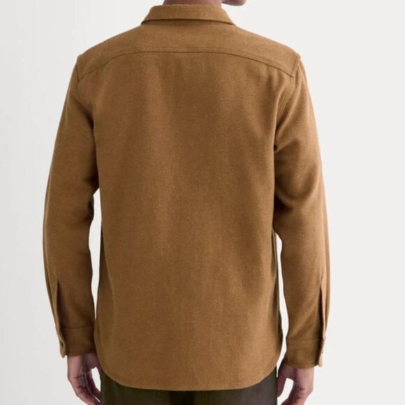 Everlane Men's Heavyweight Brown Shirt Jacket Size Small - Picture 3 of 7